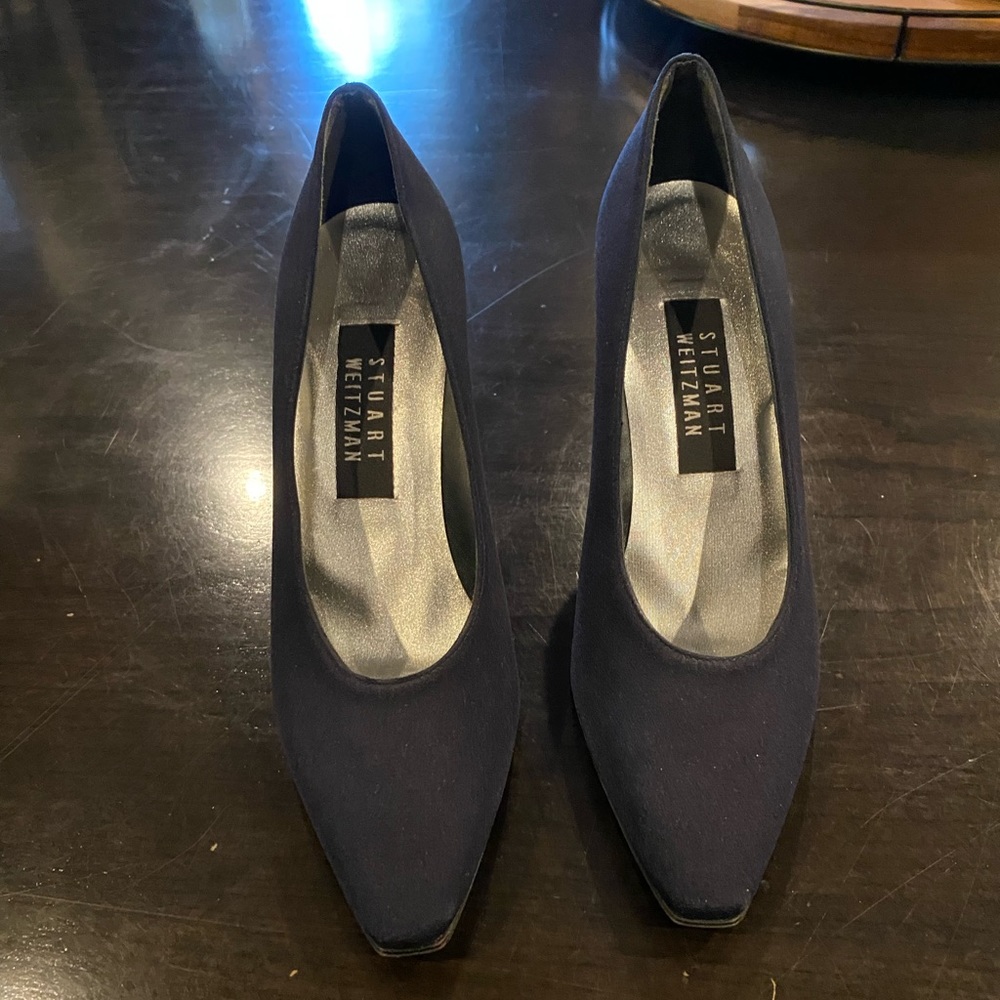 Stuart Weitzman Women’s Navy Blue Heels